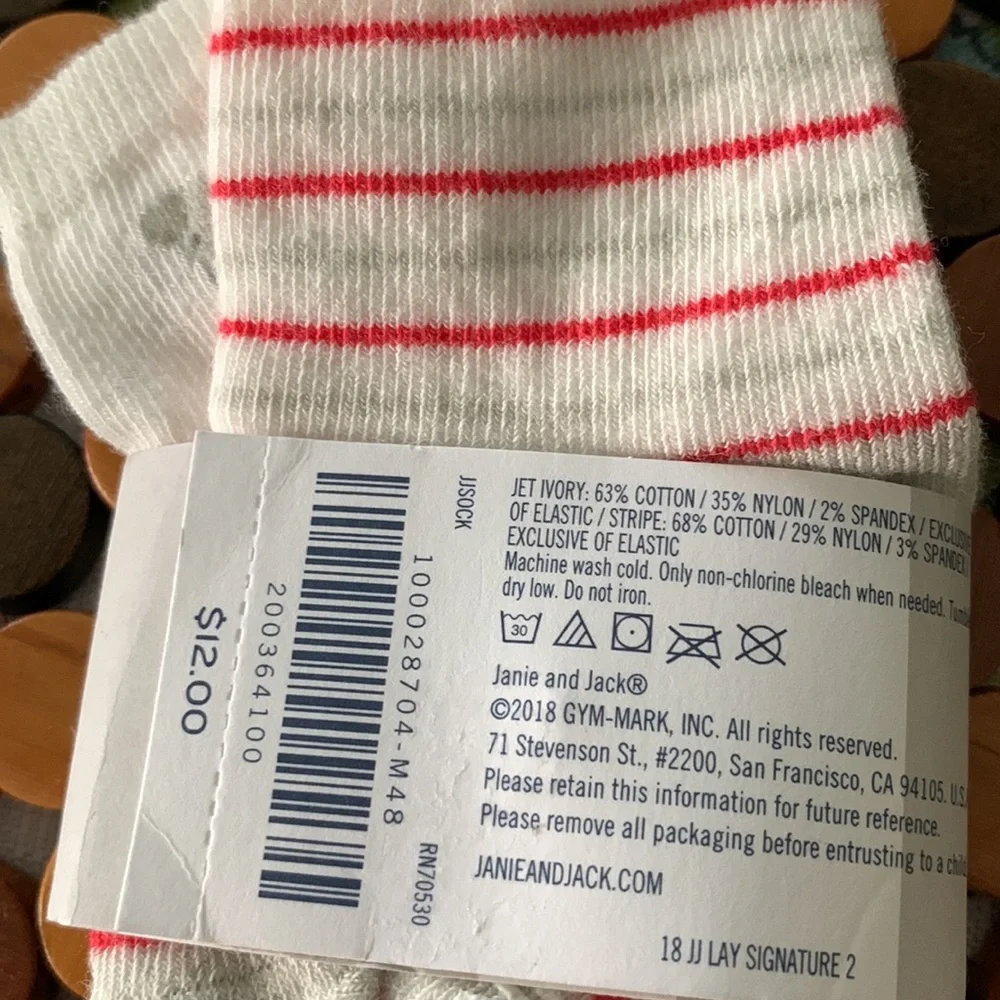 Janie and Jack Baby Boy Bundle 5 Pairs of Socks
